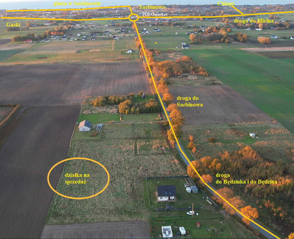 Działka Sprzedaż Będzino | zdjęcie 1 | szukajlokum.pl