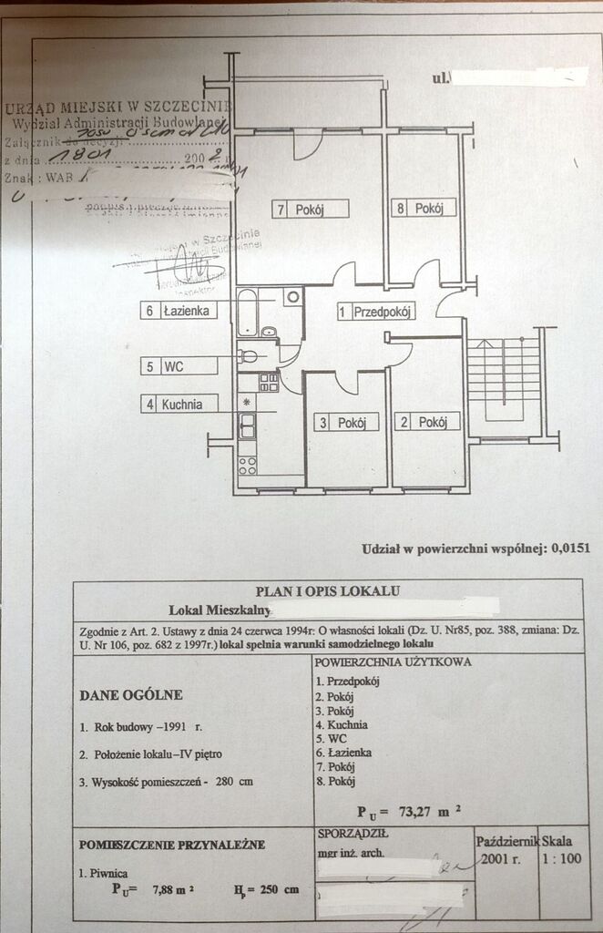 Mieszkanie Sprzedaż Szczecin Płonia Antoniego abrahama, pow. 73 m2 | zdjęcie 4 | szukajlokum.pl
